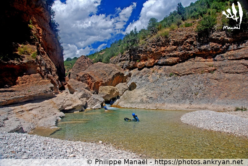 Estrecho del Puntillo, Rio Alcanadre (Sierra de Guara, au pays des canyons / Espagne / Huesca - ES) © Philippe Manaël