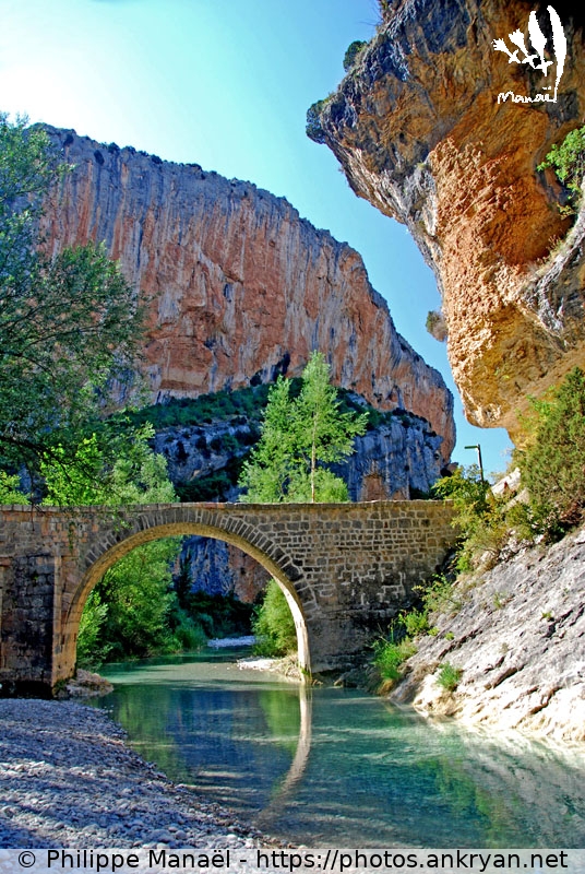 Pont romain de Villacantal (Sierra de Guara, au pays des canyons / Espagne / Huesca - ES) © Philippe Manaël