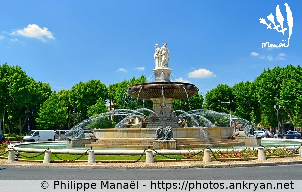 La Fontaine de la Rotonde (Aix-en-Provence / Ville / France / Bouches-du-Rhône - FR-13) © Philippe Manaël