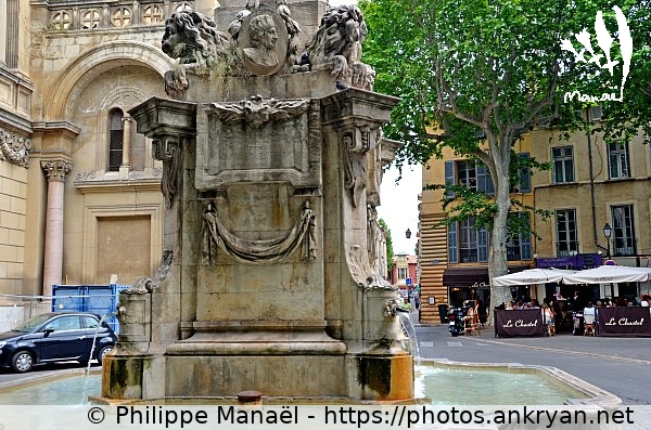 Fontaine des Prêcheurs (Aix-en-Provence / Ville / France / Bouches-du-Rhône - FR-13) © Philippe Manaël