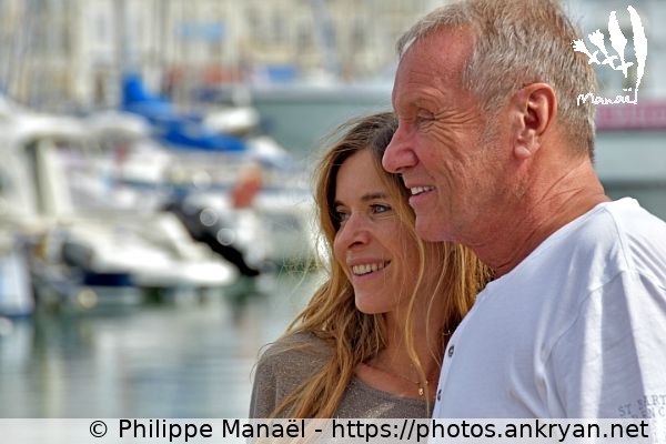 Samantha et Yves Rénier, 1 (Fiction TV de La Rochelle 2015 / Festival / France / Poitou-Charentes - FR-17) © Philippe Manaël