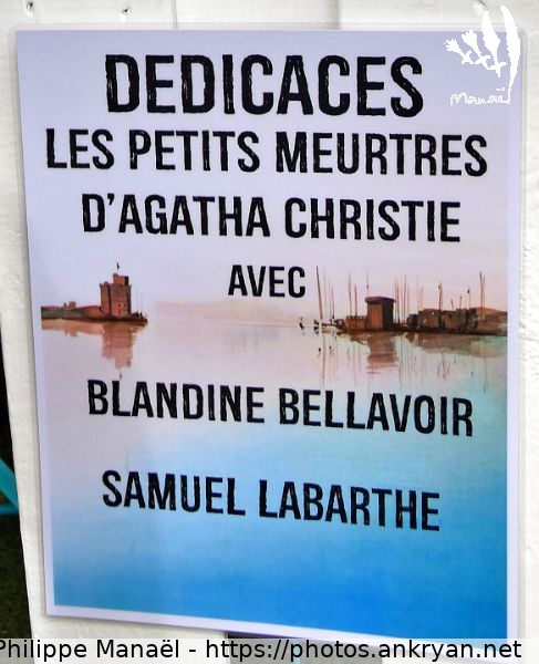 Dédicaces Les Petits Meurtres (Fiction TV de La Rochelle 2015 / Festival / France / Poitou-Charentes - FR-17) © Philippe Manaël