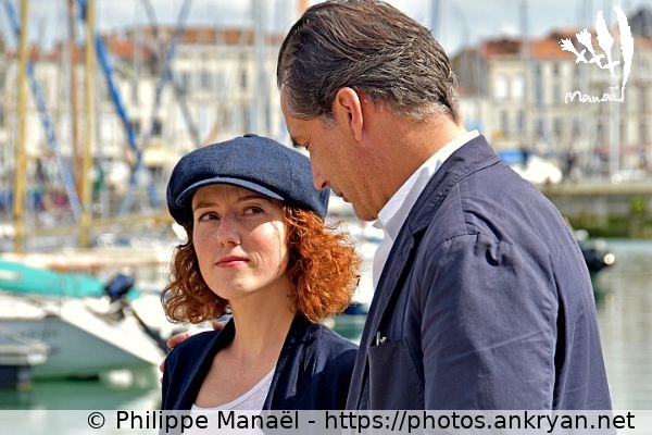 Blandine Bellavoir & Samuel Labarthe (Fiction TV de La Rochelle 2015 / Festival / France / Poitou-Charentes - FR-17) © Philippe Manaël
