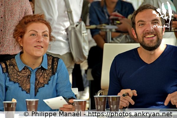 Anne-Élisabeth Blateau & David Mora (Fiction TV de La Rochelle 2015 / Festival / France / Poitou-Charentes - FR-17) © Philippe Manaël