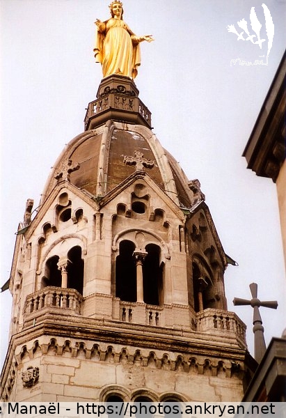 Statue de la Vierge dorée de Fourvière (Lyon / Ville / France / Rhône-Alpes - FR-69) © Philippe Manaël