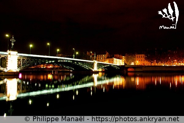 Nuit : Pont Gallieni (Lyon / Ville / France / Rhône-Alpes - FR-69) © Philippe Manaël