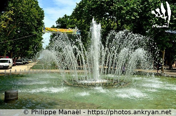 Fontaine du Jardin du Champ de Mars (Montpellier / Ville / France / Hérault - FR-34) © Philippe Manaël
