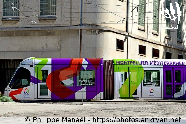 Ligne 4 du tramway, Louis Blanc (Montpellier / Ville / France) © Philippe Manaël