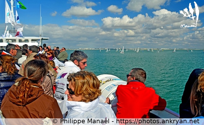 Passagers La Maline (Phases finales des régates rochelaises / Sortie en mer / France) © Philippe Manaël