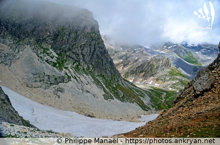 Névé, col Rosset (Savoie : Col de la Vanoise / Balade / France / Savoie - FR-73) © Philippe Manaël