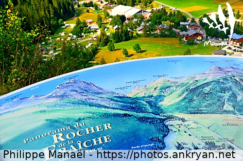 Table panoramique (Pralognan-la-Vanoise / Ville / France / Savoie - FR-73) © Philippe Manaël