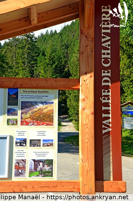 Panneau d'information, vallée de Chavière (Savoie : Pralognan, Les Prioux / Balade / France / Savoie - FR-73) © Philippe Manaël