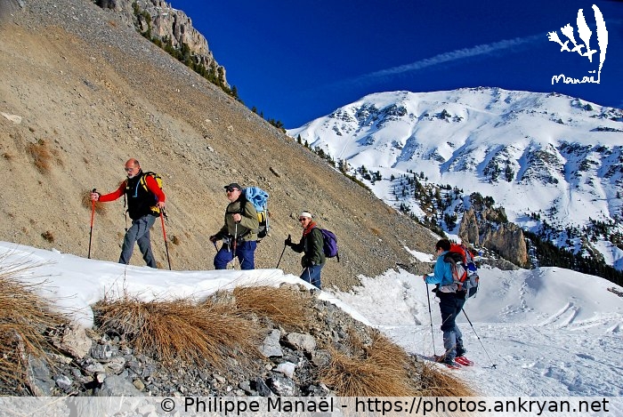 Piste du Pra Premier (Queyras, nouvel an à Molines / Trekking / France / Hautes-Alpes - FR-05) © Philippe Manaël