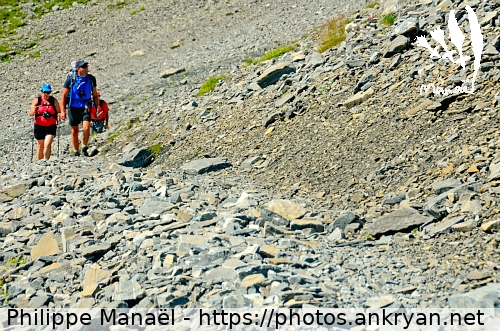 Pierrier de la Loza (Tour des Glaciers de la Vanoise / Trekking / France) © Philippe Manaël