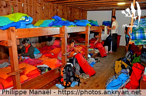Refuge de l'Arpont, dortoir (Tour des Glaciers de la Vanoise / Trekking / France / Savoie - FR-73) © Philippe Manaël