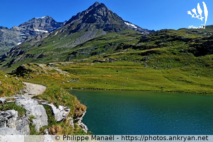 Lac de la Plagne (Traversée de la Vanoise / Trekking / France / Savoie - FR-73) © Philippe Manaël