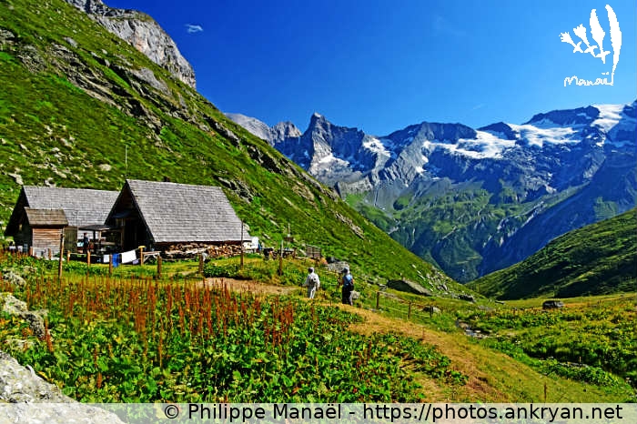 Refuge de Plaisance, vallon du Cul du Nant (Traversée de la Vanoise / Trekking / France / Savoie - FR-73) © Philippe Manaël