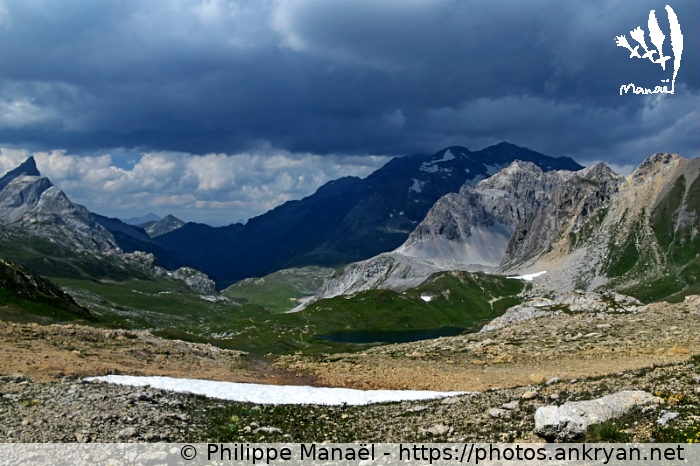 Panorama depuis le col du Palet (Traversée de la Vanoise / Trekking / France / Savoie - FR-73) © Philippe Manaël