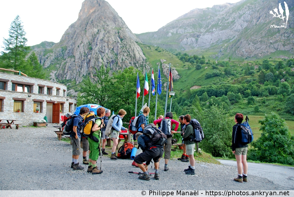 Départ du refuge de Campo Base (Hautes vallées piémontaises / Italie / Piémont - IT) © Philippe Manaël
