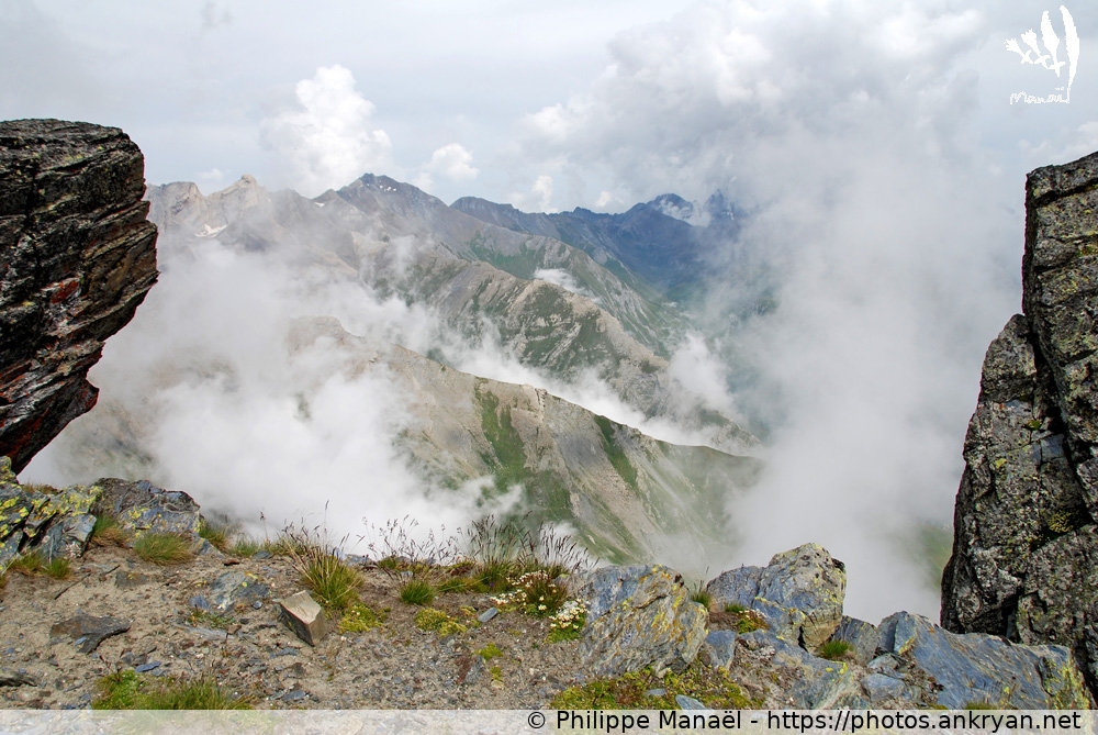Depuis une crête, Mont Blanchet (Hautes vallées piémontaises / Italie) © Philippe Manaël