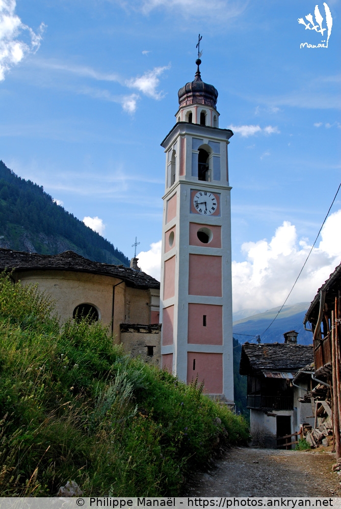 Eglise, hameau de Chialvetta (Hautes vallées piémontaises / Italie / Piémont - IT) © Philippe Manaël