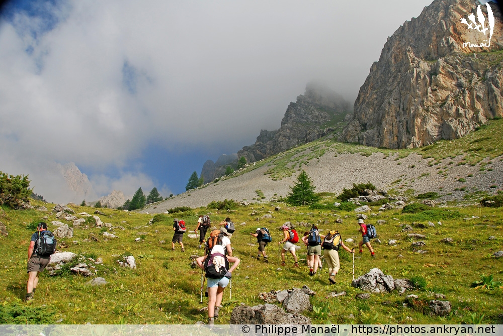 Ascension dans les alpages (Hautes vallées piémontaises / Italie) © Philippe Manaël