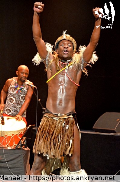 photo n°8 (Afrique du Sud : Ensemble Mzansi Zulu Dancers / Mondial'Folk de Plozévet 2014 / Festival / France / Bretagne - FR-29) © Philippe Manaël