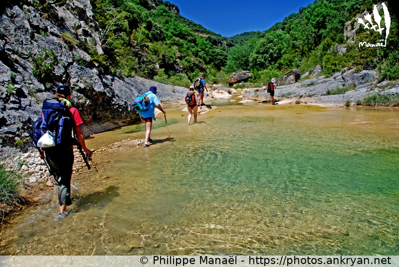 Randonnée aquatique, Rio Guatizalema 2 (Sierra de Guara, au pays des canyons / Espagne / Huesca - ES) © Philippe Manaël