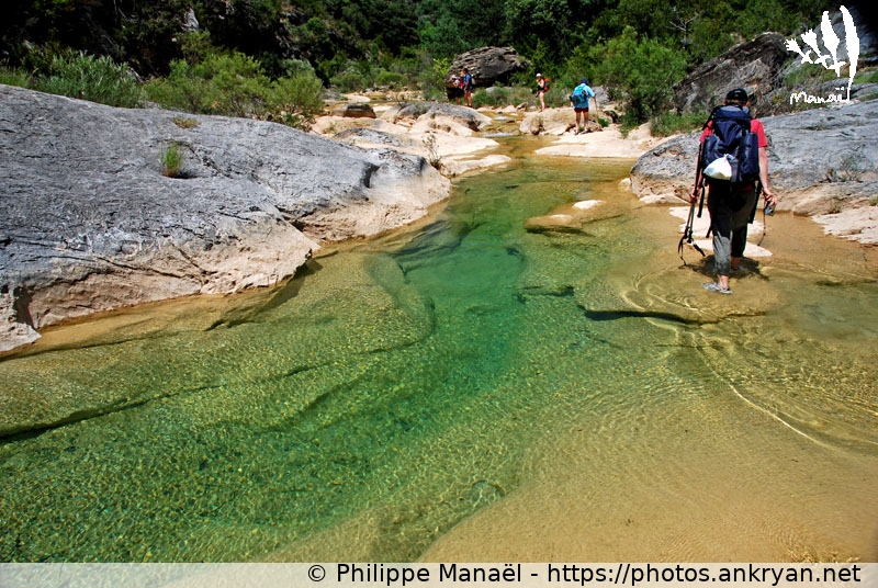 Randonnée aquatique, Rio Guatizalema 3 (Sierra de Guara, au pays des canyons / Espagne / Huesca - ES) © Philippe Manaël
