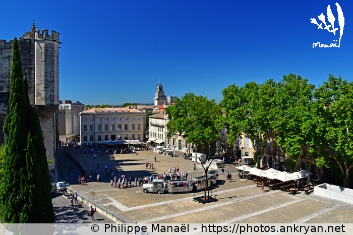 Place du Palais (Avignon / Ville / France / Vaucluse - FR-84) © Philippe Manaël