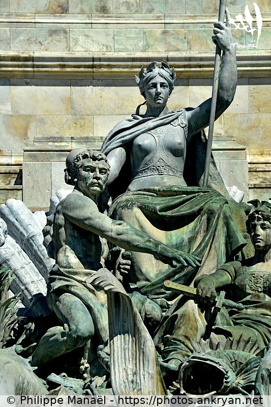 Monument aux Girondins : Triomphe de la République (Bordeaux / Ville / France / Gironde - FR-33) © Philippe Manaël