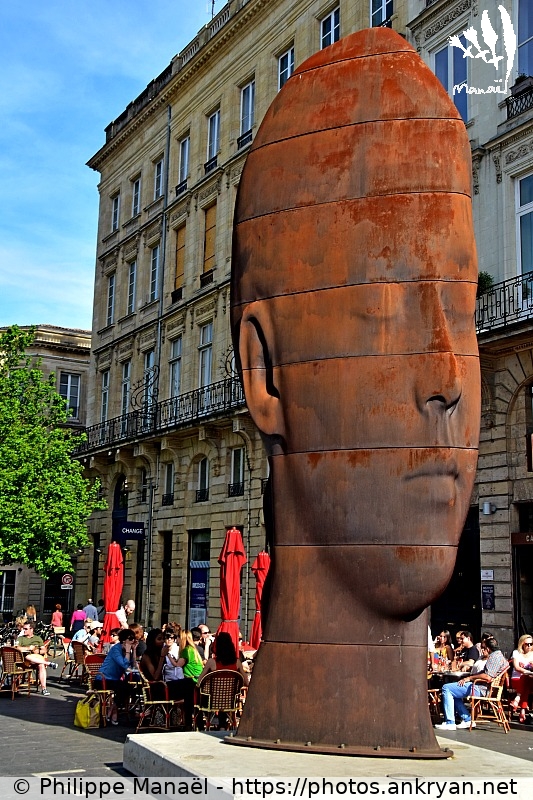 "Sanna", sculpture de Plensa (Bordeaux / Ville / France / Gironde - FR-33) © Philippe Manaël