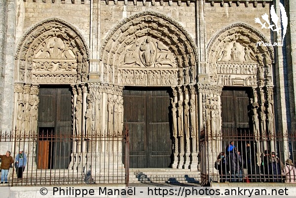 Portail Royal, Cathédrale Notre-Dame (Chartres / Ville / France / Eure-et-Loir - FR-28) © Philippe Manaël