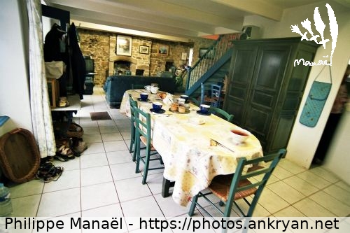 Maison d'hôtes, cuisine. Penn Arlan (Ile d'Ouessant / Ile / France / Bretagne - FR-29) © Philippe Manaël