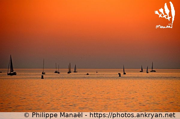 Soleil couchant sur la baie 1 (La Rochelle / Ville / France / Poitou-Charentes - FR-17) © Philippe Manaël