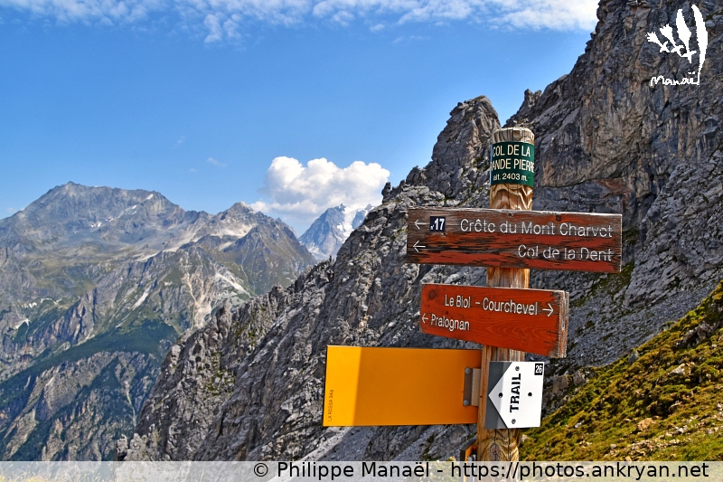 Belvédère depuis le Col de la Grande Pierre (Les Balcons de la Vanoise / Trekking / France / Savoie - FR-73) © Philippe Manaël