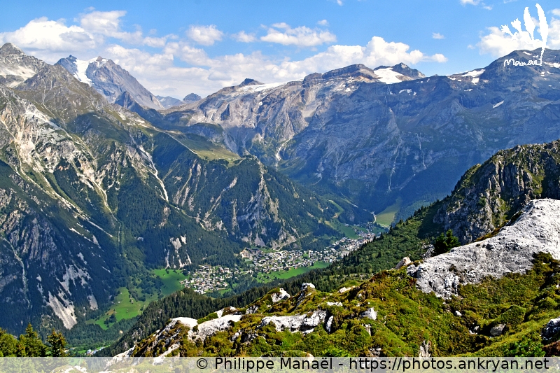 Crête du Mont Charvet : vallée de Pralognan (Les Balcons de la Vanoise / Trekking / France / Savoie - FR-73) © Philippe Manaël