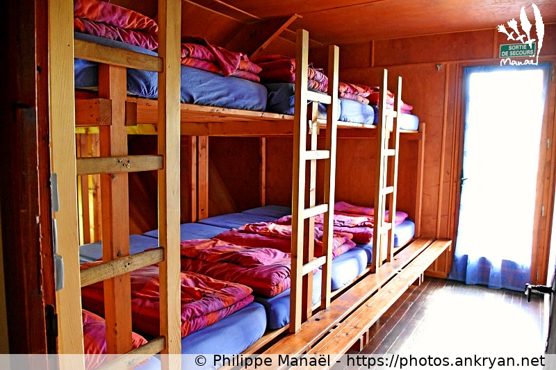 Refuge du Grand Bec, dortoir (Les Hauts de la Vanoise / Trekking / France / Savoie - FR-73) © Philippe Manaël