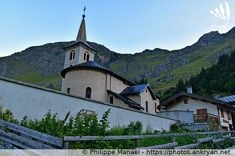 Église Saint-Clair, hameau du Bois (Les Hauts de la Vanoise / Trekking / France / Savoie - FR-73) © Philippe Manaël