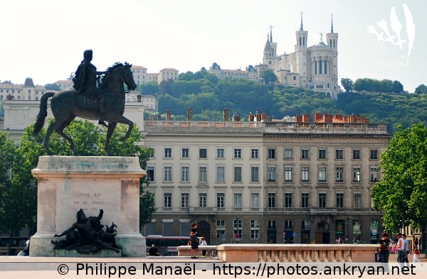 Statue de Louis XIV, place Bellecour (Lyon / Ville / France / Rhône-Alpes - FR-69) © Philippe Manaël