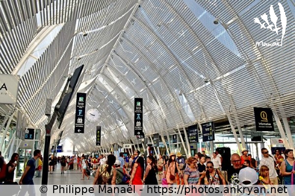 Hall Gare Saint-Roch (Montpellier / Ville / France / Hérault - FR-34) © Philippe Manaël