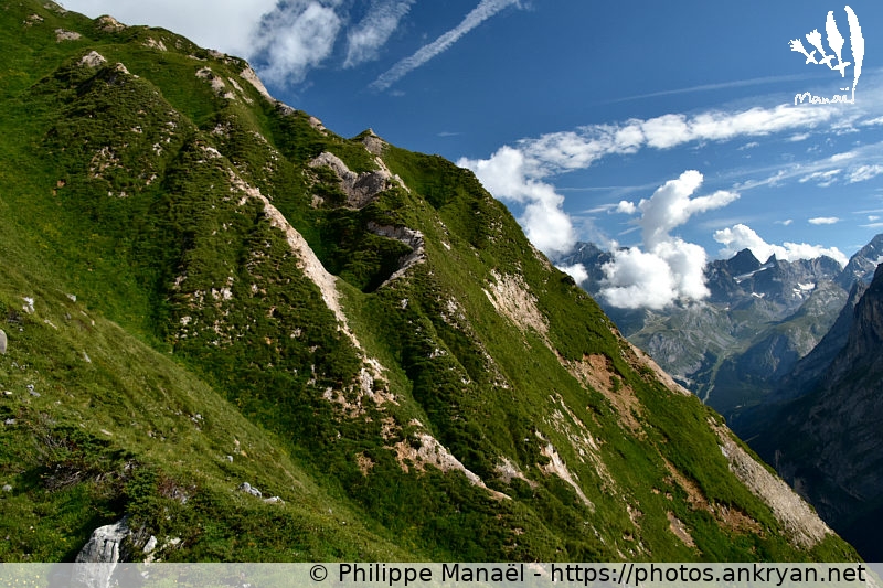 Falaises verdoyantes (Savoie : Petit Mont Blanc / Balade / France) © Philippe Manaël