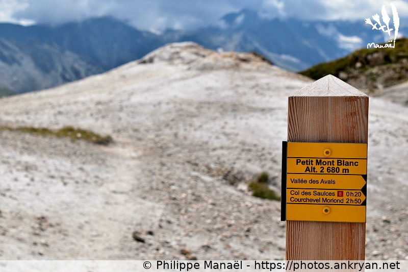 Pancarte (Savoie : Petit Mont Blanc / Balade / France / Savoie - FR-73) © Philippe Manaël