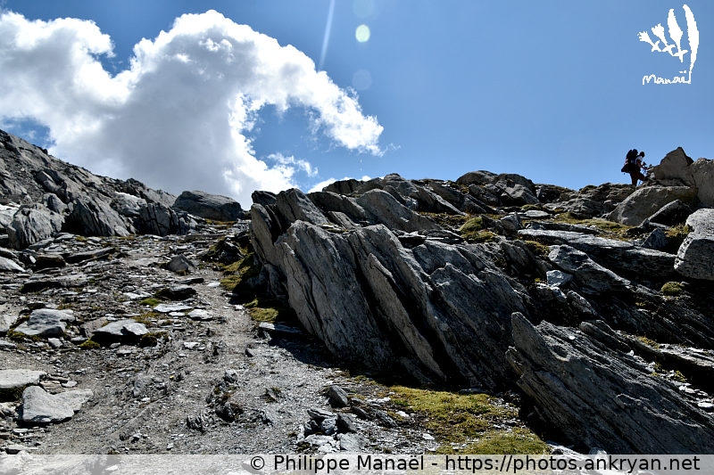 Derniers mètres avant le col d'Aussois (Savoie : Pointe de l'Observatoire / Balade / France / Savoie - FR-73) © Philippe Manaël