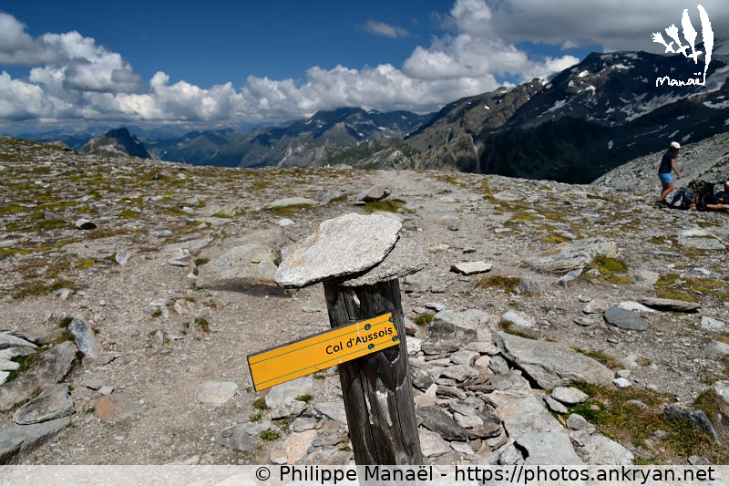 Panneau col d'Aussois (Savoie : Pointe de l'Observatoire / Balade / France / Savoie - FR-73) © Philippe Manaël