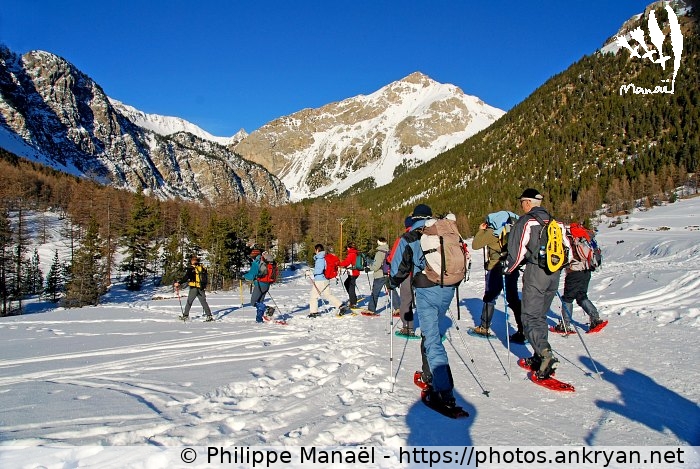 Au départ de Brunissard (Queyras, nouvel an à Molines / Trekking / France / Hautes-Alpes - FR-05) © Philippe Manaël