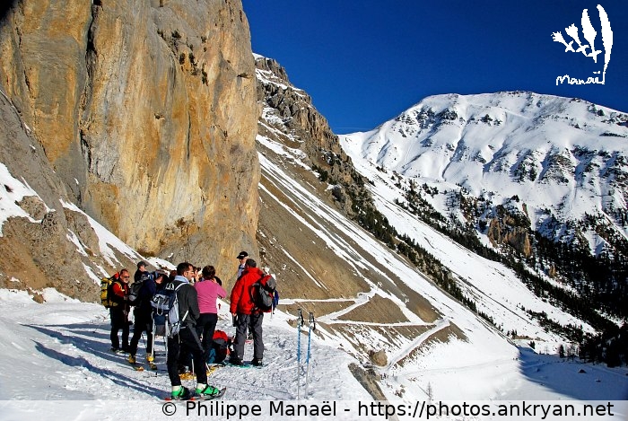 Au-dessus du Pra Premier (Queyras, nouvel an à Molines / Trekking / France / Hautes-Alpes - FR-05) © Philippe Manaël
