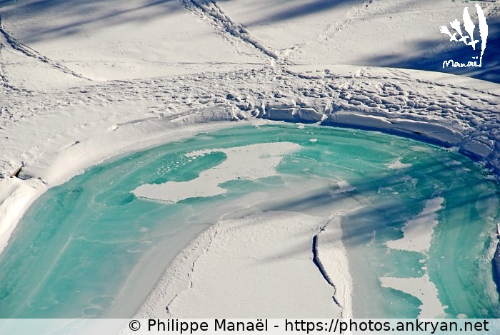 Lac comblé du Pra Premier (Queyras, nouvel an à Molines / Trekking / France / Hautes-Alpes - FR-05) © Philippe Manaël