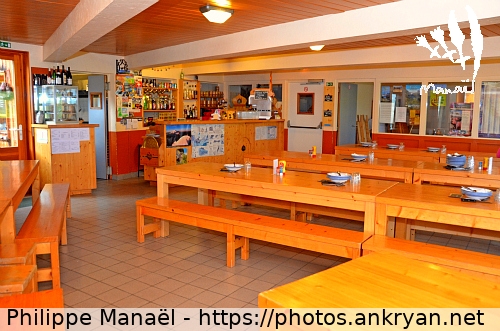 Restaurant, refuge Péclet-Polset (Tour des Glaciers de la Vanoise / Trekking / France / Savoie - FR-73) © Philippe Manaël