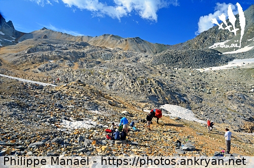 Vers le col de Chavière (Tour des Glaciers de la Vanoise / Trekking / France / Savoie - FR-73) © Philippe Manaël